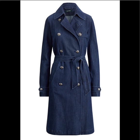lauren ralph lauren belted trench coat